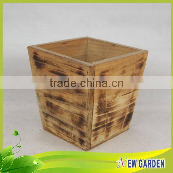 Wooden Ecologically Cheap Garden Decoration Rectangular Planter