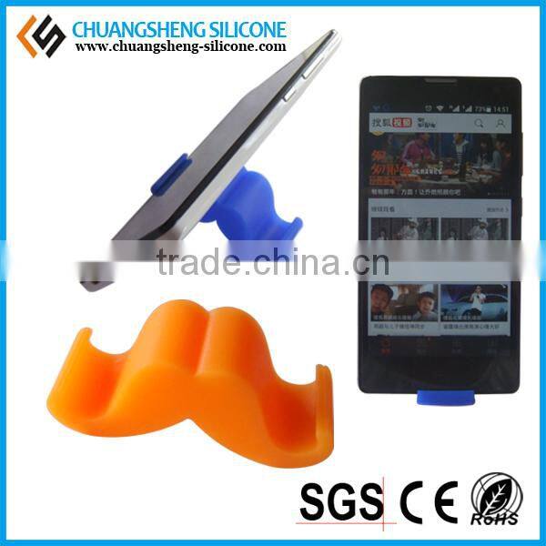 New Silicone Nifty Beard Mustache Mobile Phone Stand