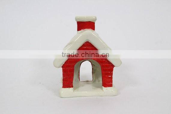 Christmas House Candle Holder
