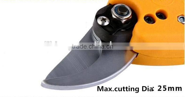 Wholesale portable battery pruning shears with high carbon steel blade