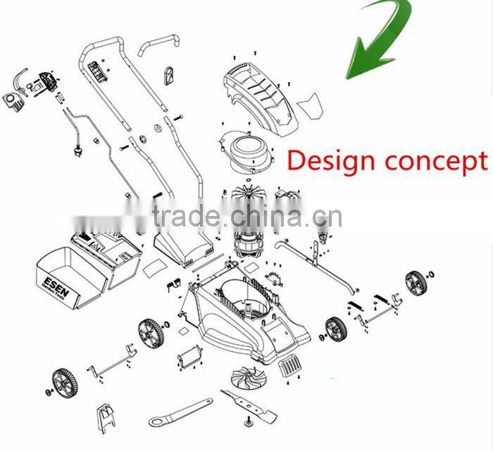Hot sale hand push lawn mower,grass cutter, grass cutter machine price