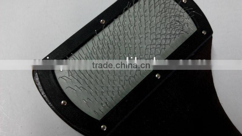 Wooden dog pet pin brush