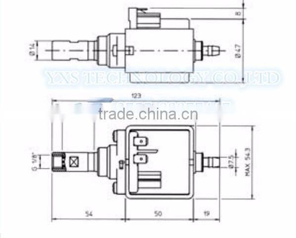 EP5 230V 48W 50Hz 650cc/min 15 Bar Coffee Pump