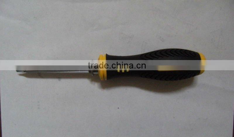 dual-purpose retractable screwdriver with magnetic