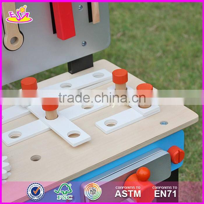 2017 Top fashion preschool toy kids wooden play workbench W03D070