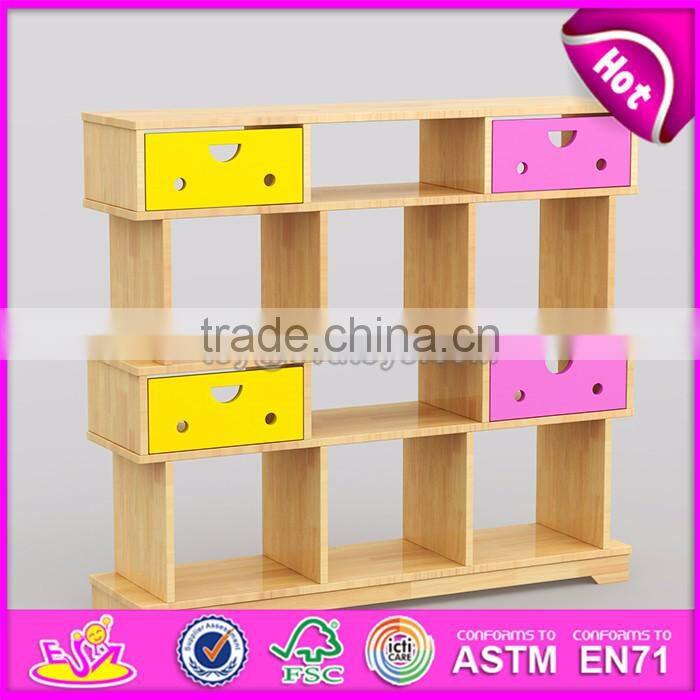 High quality preschool bedroom wooden kids furniture sets W08H073