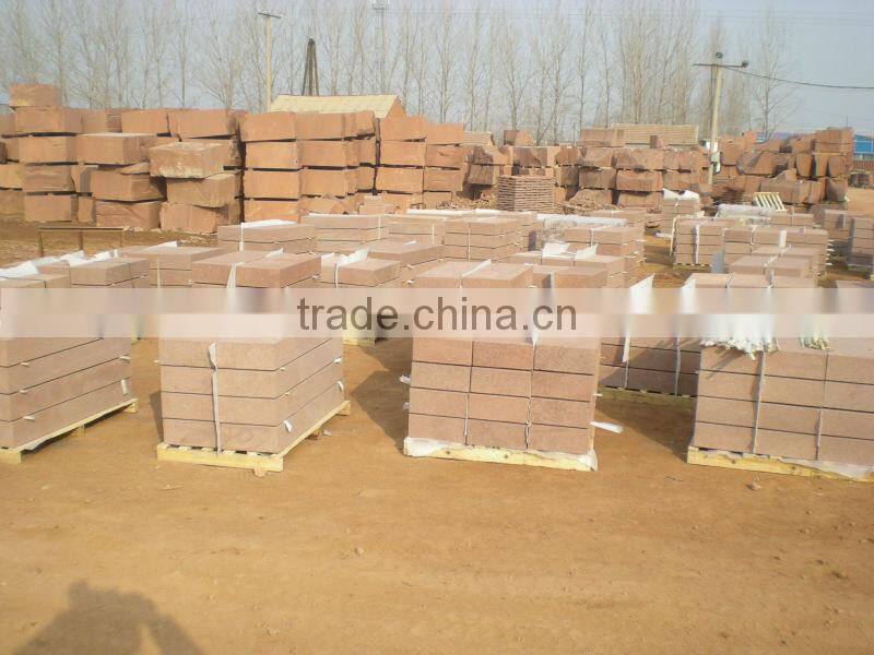 red sandstone bricks
