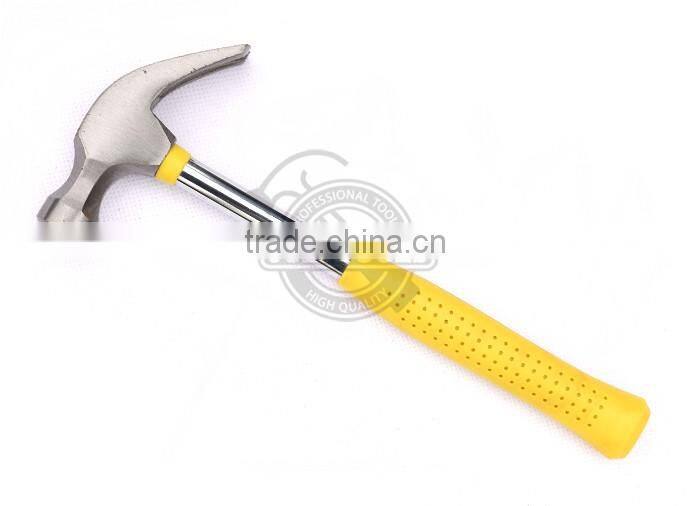 JL0206 Professional hand tool claw hammer with steel handle
