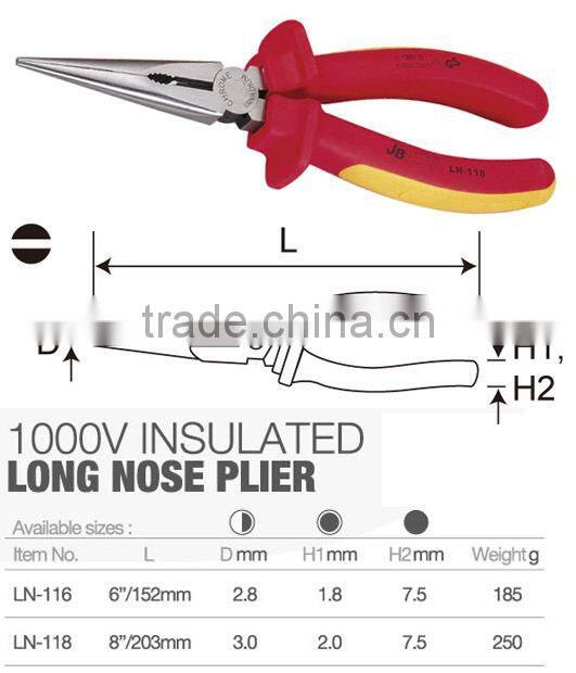 Insulated Pliers( Combination, Diagonal, Long Nose Plier)