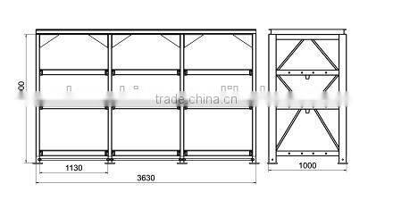 3ton mould rack/shelf, warehouse mould rack/shelf, storage rack, metal rack, heavy load rack