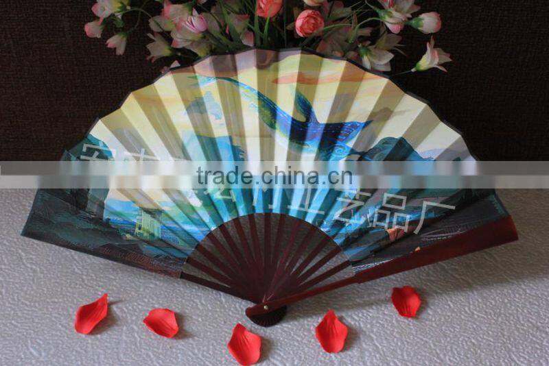 Chinese style hand folding fan