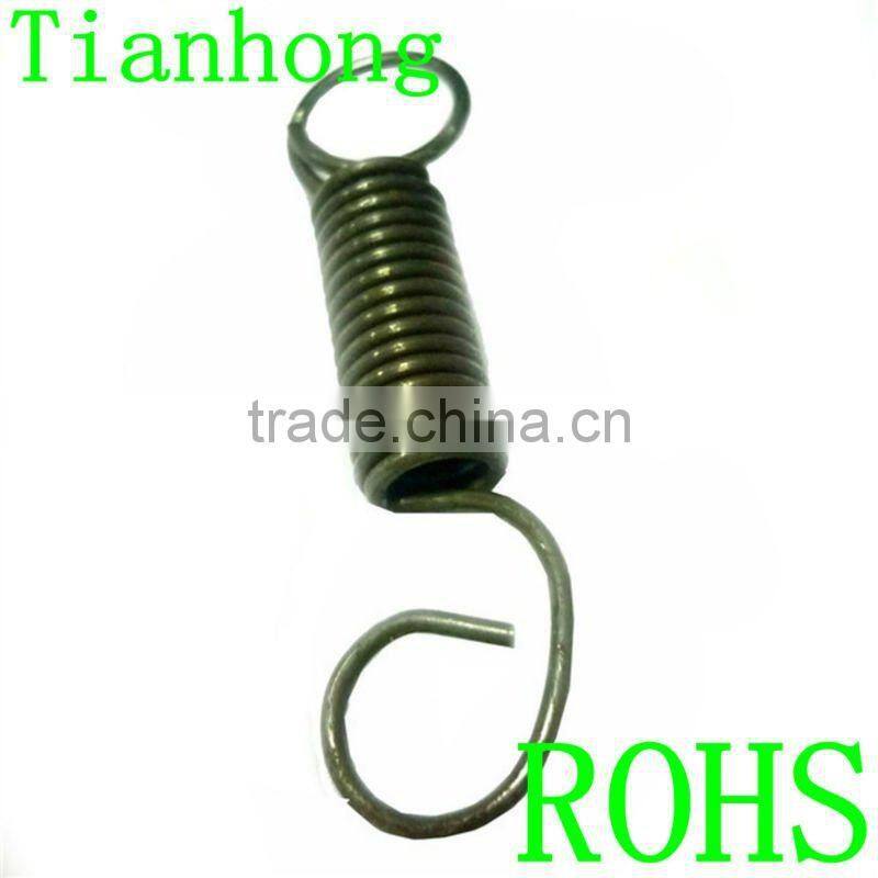 Double hook carbon steel extension springs
