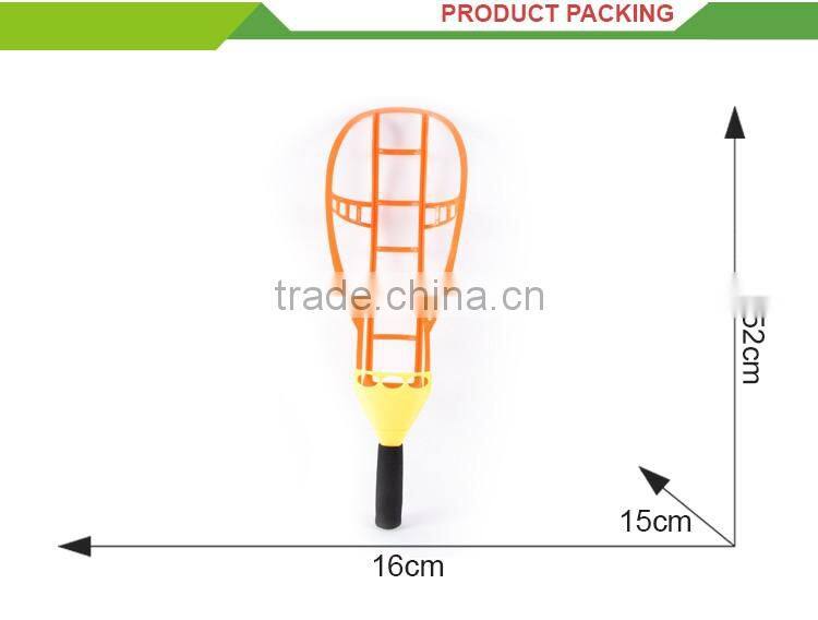 Top sale children sports toys plastic throw and catch two part plastic ball