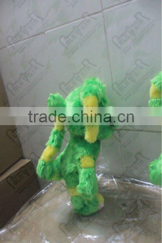 .character popular green cartoon stuffed toys
