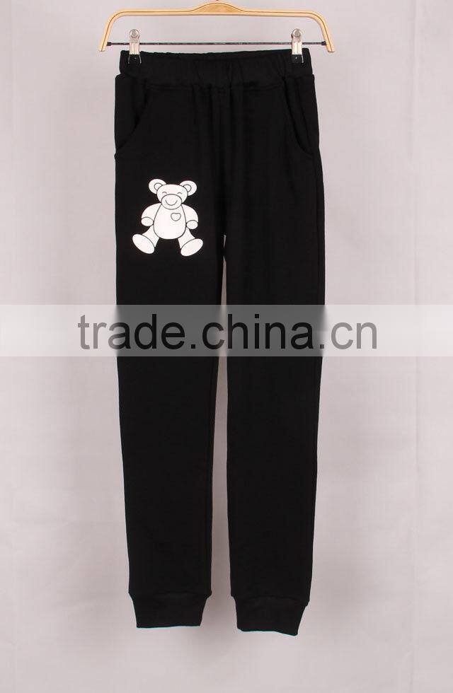 Letter Geometric Print Hoodies Pants Sets Women Sport Wear Loose Suit Tracksuit