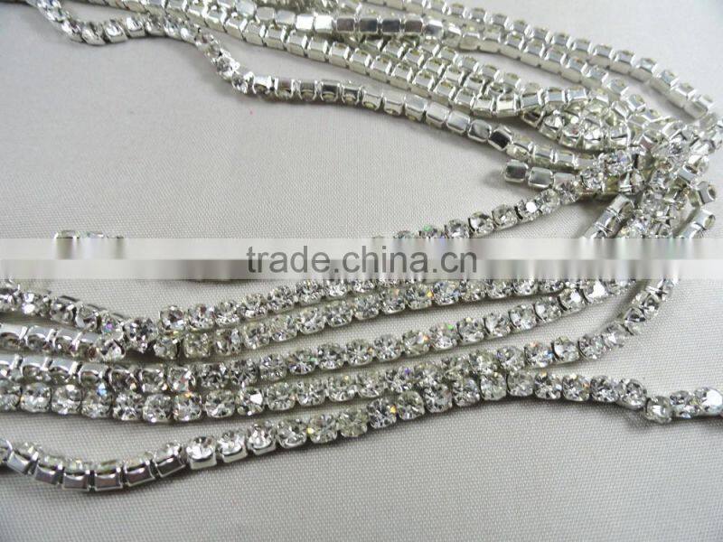 rhinestone cup chain trimmings 10 yards one cup chain roll