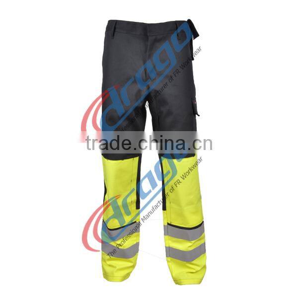 CVC flame retardant blue work pants