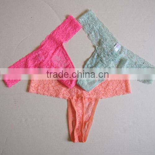 Elegant lace special brief stock Casual lace brief Closeout,Ref.130409(1)