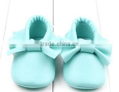 Handmade Fashion Tassels Baby Moccasin Newborn Babies Shoes leather Prewalkers shoes