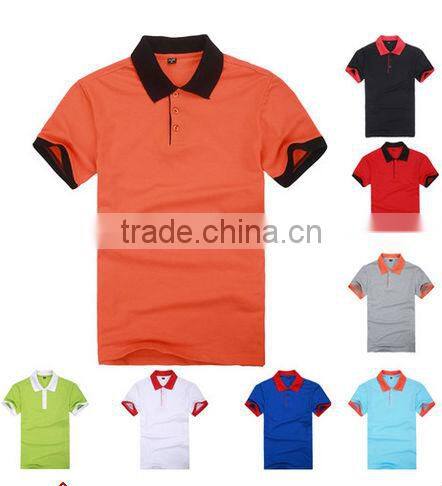school uniform or advertising blank knitted s/s Polo Shirt for printing