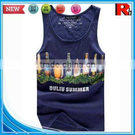 Alibaba china custom wholesale racer back men tank tops in bulk