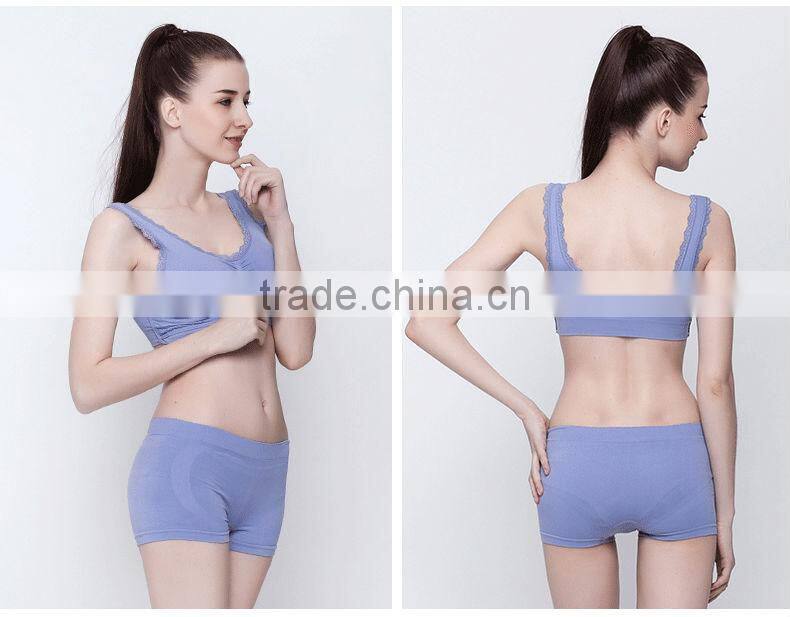 Factory Provide New Style Seamless Bra and Panty Set