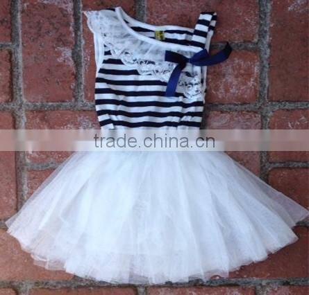 kids party wear dresses for girls Rabbit Skins Girl's Ruffled Cotton Dress