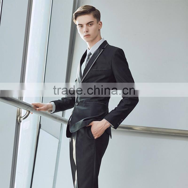 2016 slim fit model designer blazer new design tuxedo men suit wholesale