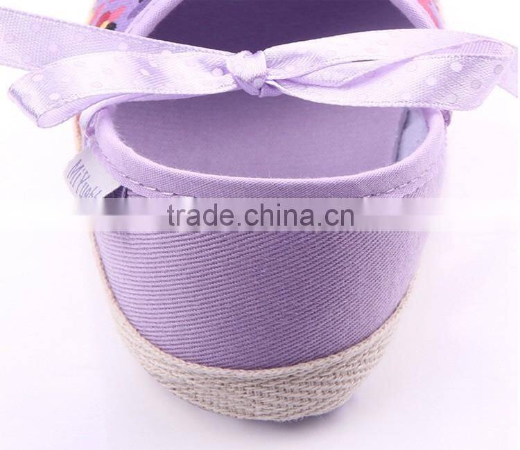 Newborn baby girls flora prewalker shoes