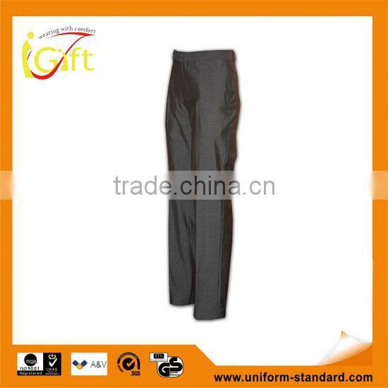 Fashion cotton cargo wide leg trousers