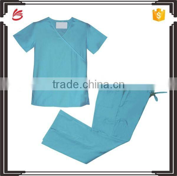 Fashionable medical scrub suit/scrub set/nurse hospital uniform designs