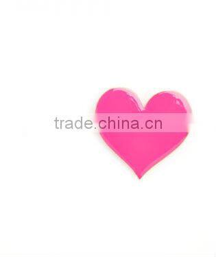 2014 new style red enamel heart hair pin