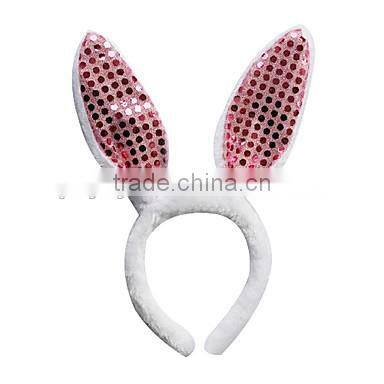 Promotion Cut Bunny ears Headband for girl party rabbit ear headband easter bunny headband
