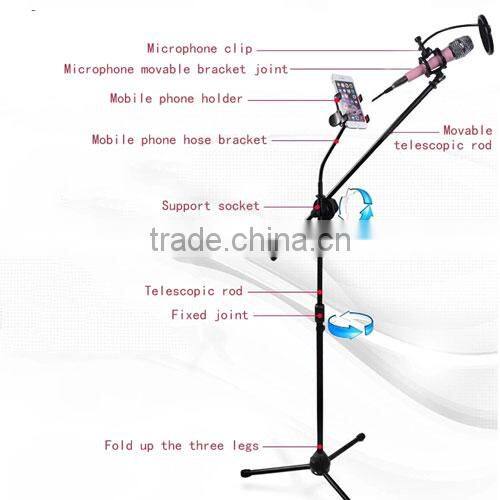 Microphone Holder, Recording Microphone, Mobile Support, Tablet PC Support, Landing Mv Bracket