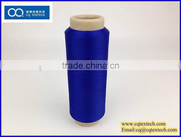 Wholesale High Tenacity 50D Dyed Label Polyester Filament Yarn