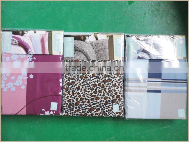 100%poly microfiber disperse printing quilt cover set