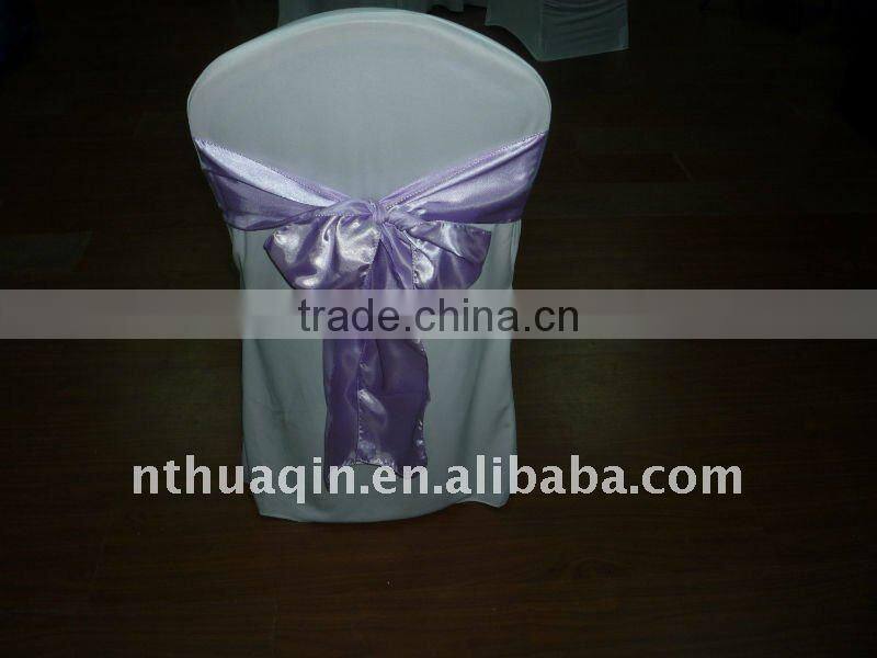 Standard satin chair sash and sash for decoration