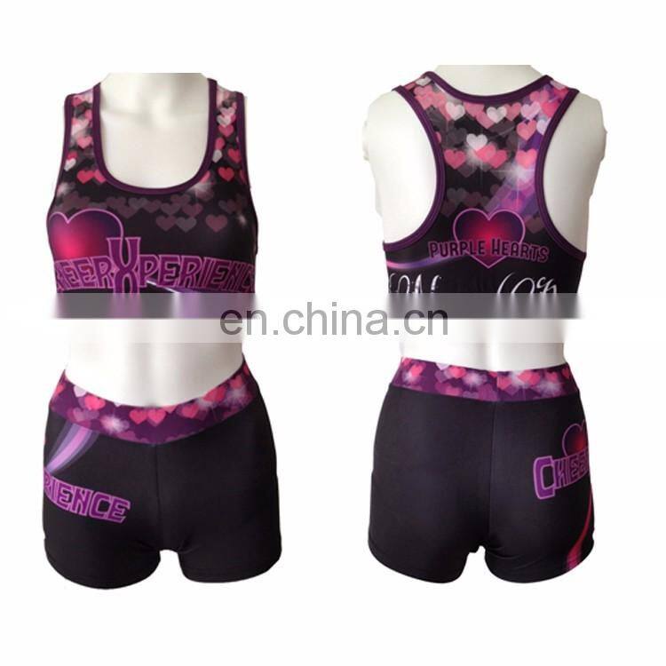 2016 For Girls Club School Never Fading Sublimation Cheer Uniforms