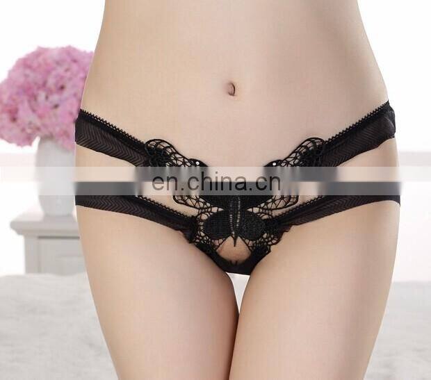 New Arrival Adult Sexy Lingerie Lace See Through Short Panties First Night Temptation Lace Thongs For Women