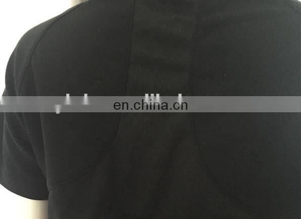 2016 Lady's black and blank polo t-shirt