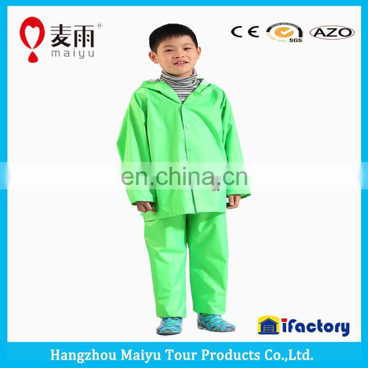 Maiyu waterproof durable rain ponchos children