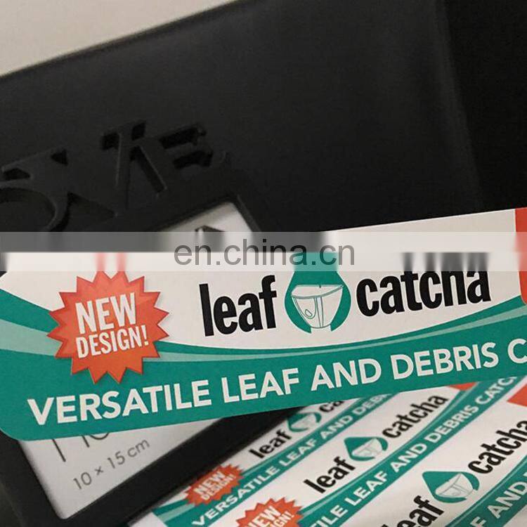 wholesale customized copper die cut coated paper adhesive stickers for pharmaceutical glass packaging label