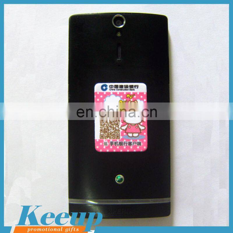 Hot product for 2017 microfiber sticker smartphone screen cleaner