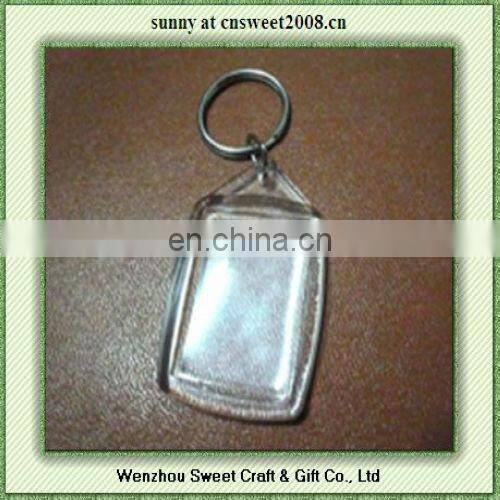 Custom Blank Plastic Key Tag which insert paper