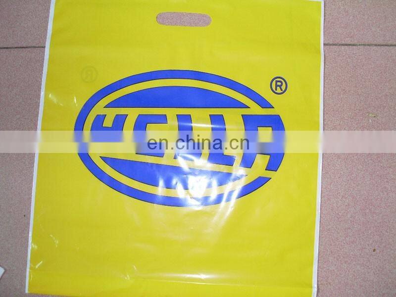 custom cheap transparent wholesale pink plastic bag