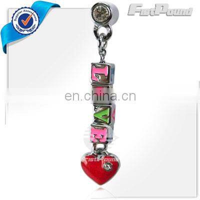 Crystal High Heel Dust Plug Charm,Dust Stopper,Dust Charm for iPhone/Samsung/HTC/iPad