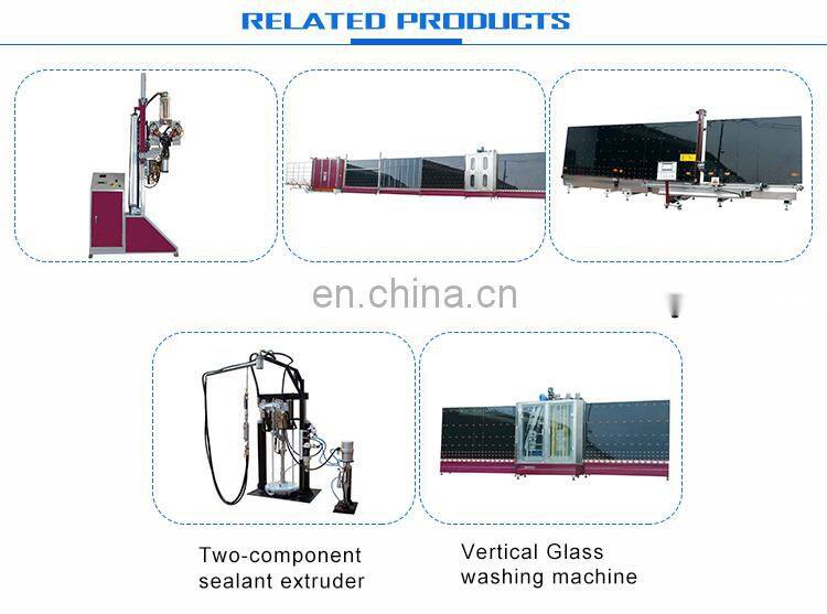 Efficient double glazing argon butyl rubber coating machine for sale