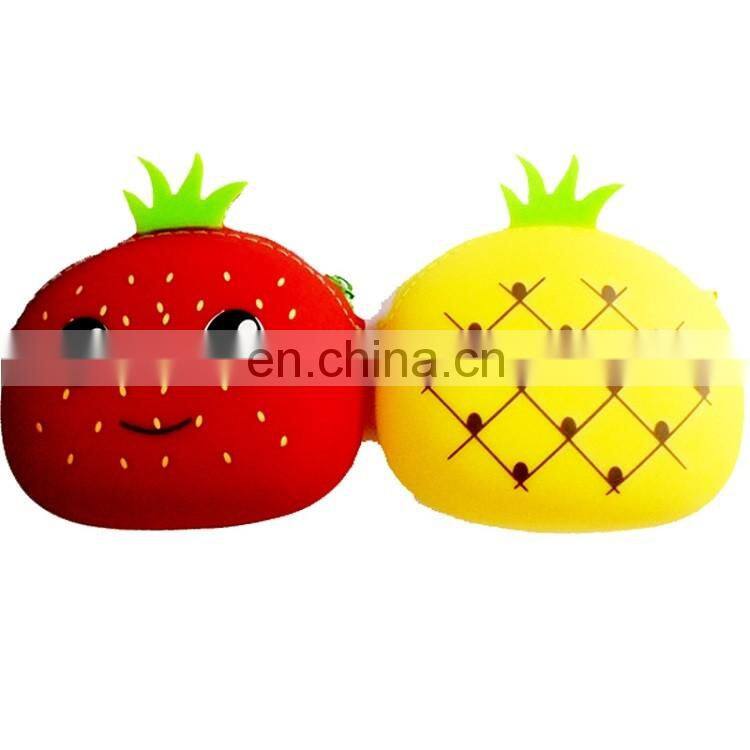 Fashionable Zipper Key Bag Korean Style Animal Cartoon Shape Silicone Coin Purse