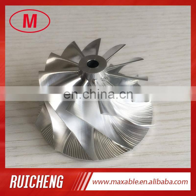 CT12 47.04/58.03mm 11+0 blades Turbocharger Billet/aluminum 2618/milling compressor wheel