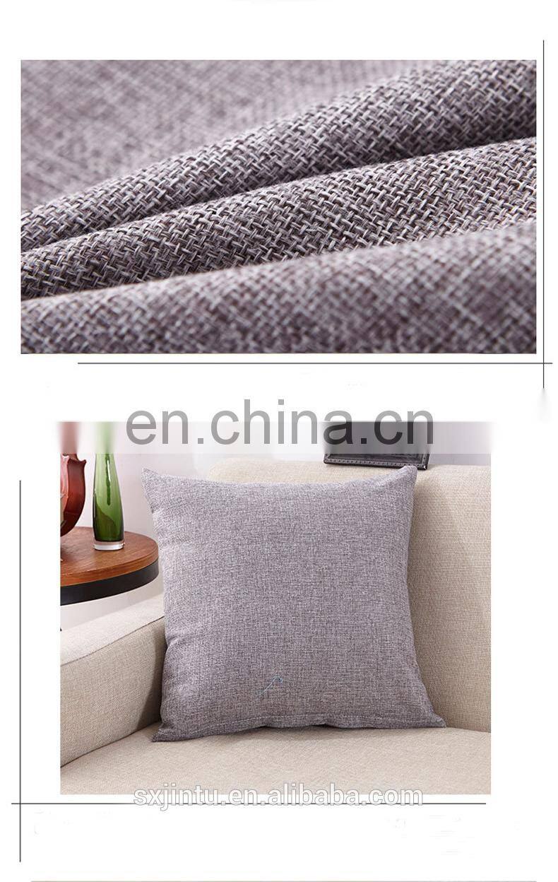Home Decor Wear-resistant Custom print cotton Linen Throw Cushion Cover